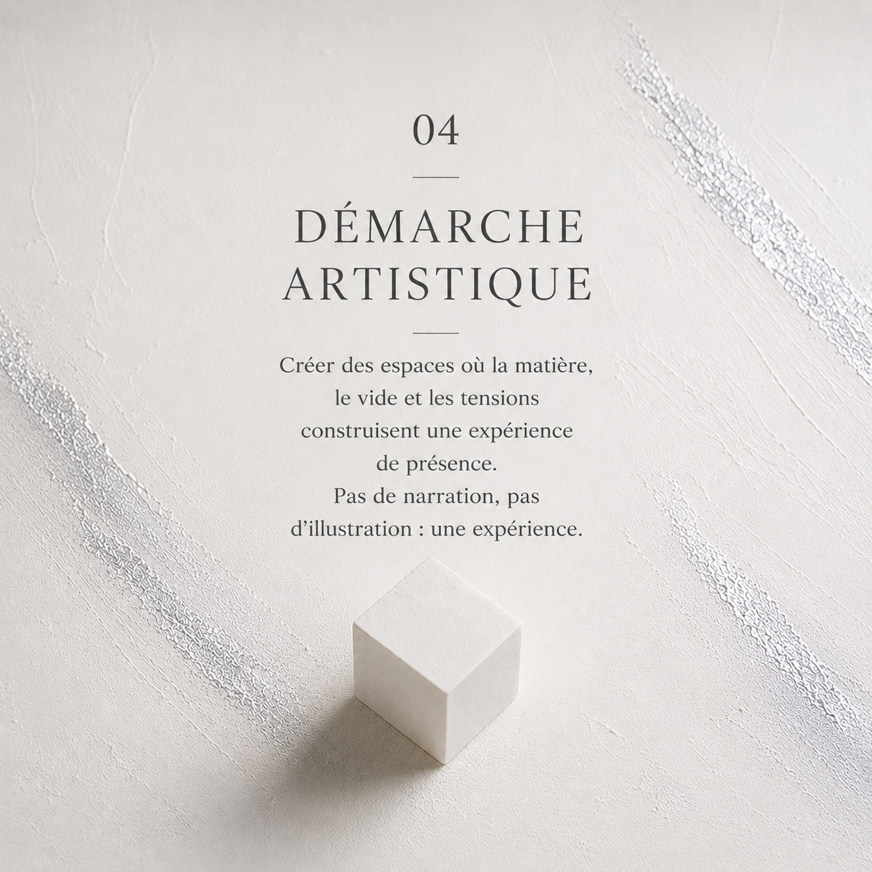 Processus créateur de Marie Dernoncourt — Démarche artistique
