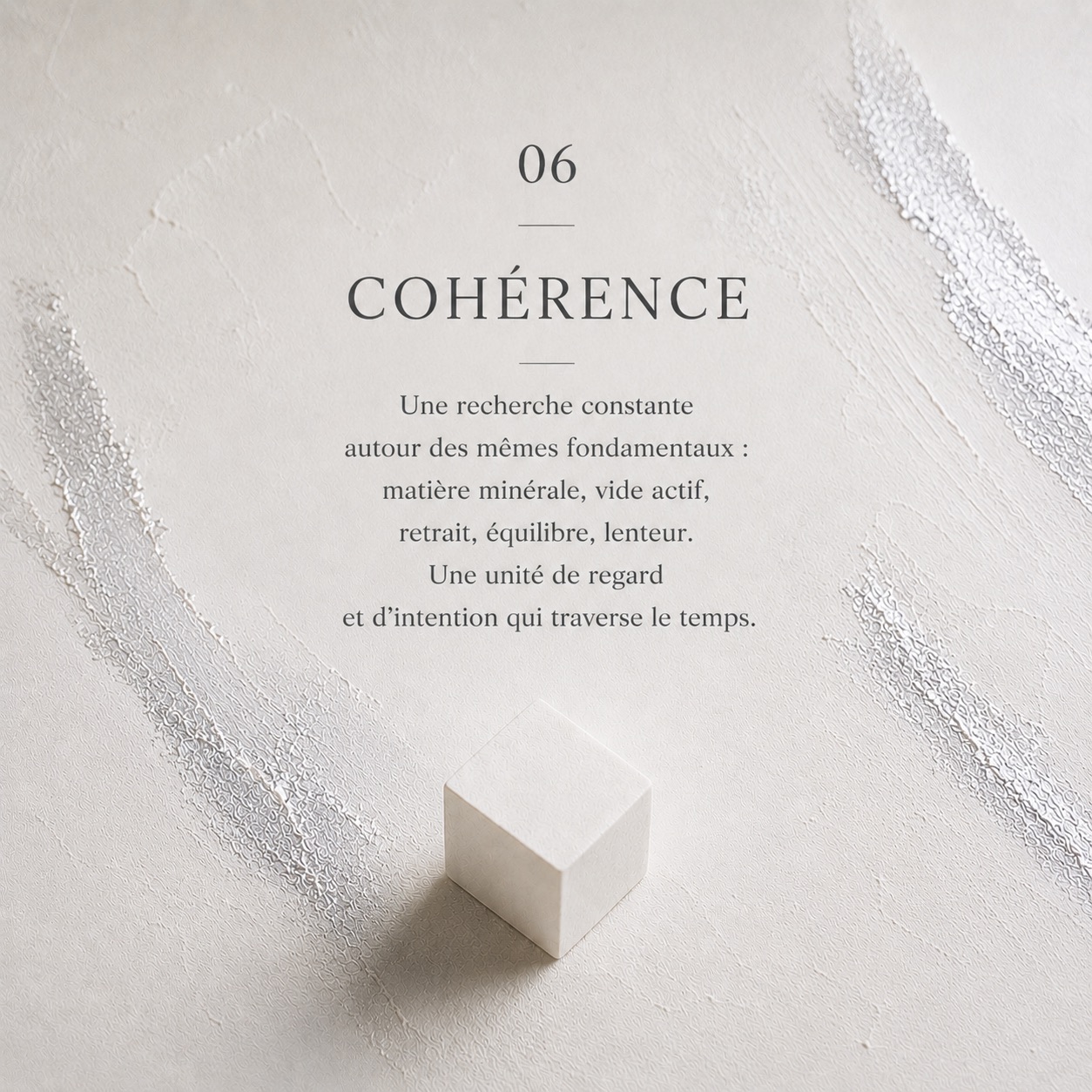 Processus créateur de Marie Dernoncourt — Cohérence