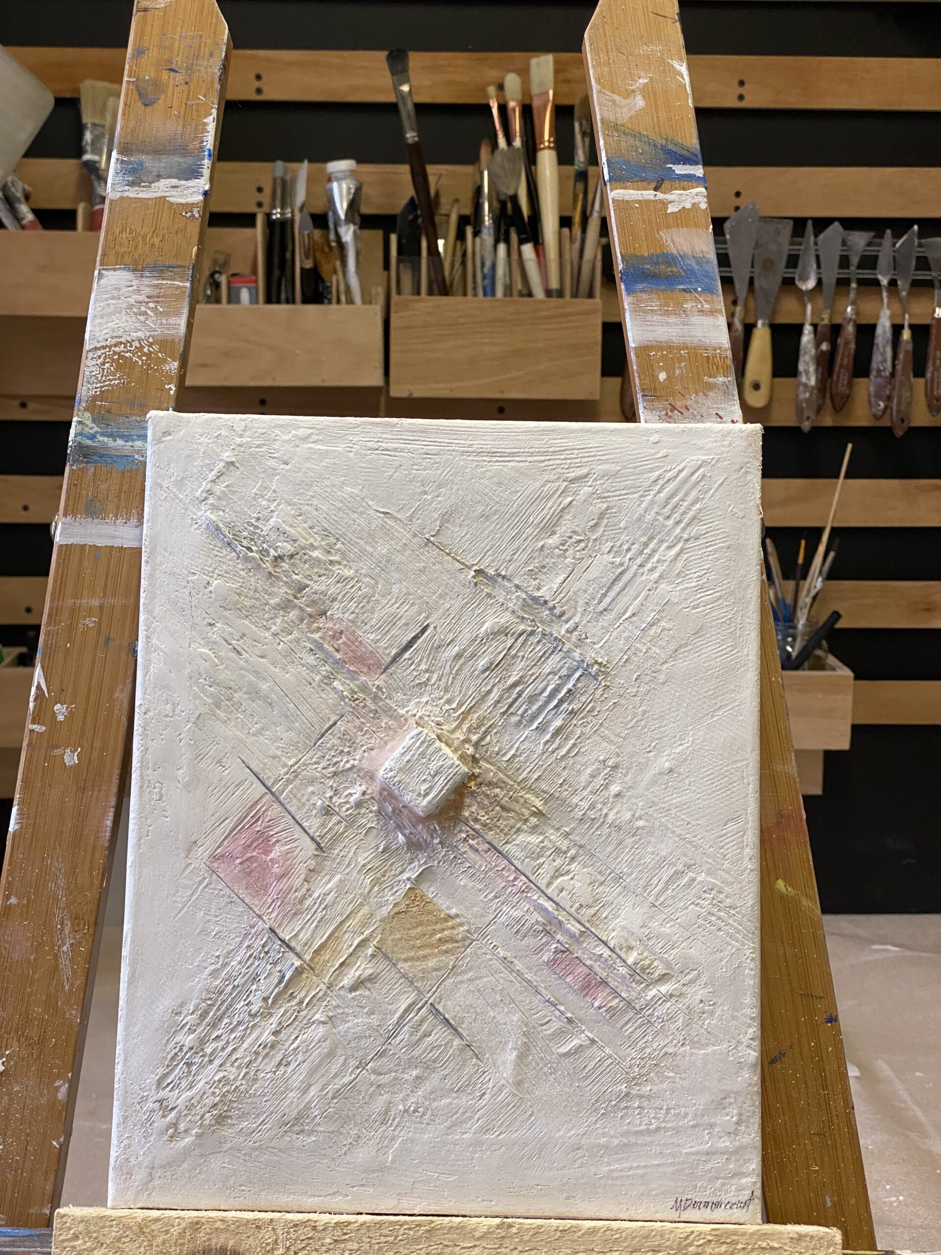 Point d’appui, œuvre originale de Marie Dernoncourt, vue entière